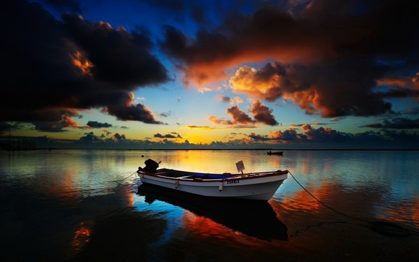 Boat and Clouds